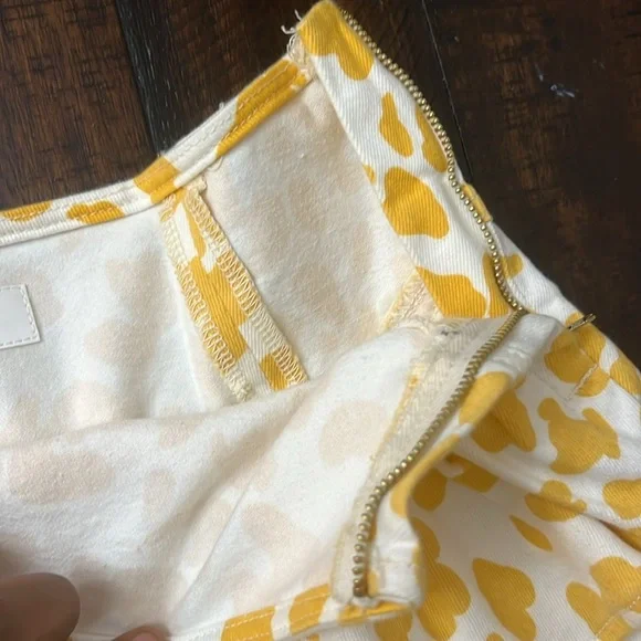 Mothers Ruffle Woman’s Dyed Denim Skirt - Picture 6 of 11